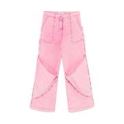 Roze Jeans met Zakken The Attico , Pink , Dames