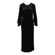 Damesjurk in Polyester Elastaan Mix Department Five , Black , Dames