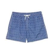 Navy Blue Beachwear Koordshorts Fedeli , Blue , Heren