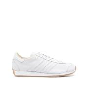 Witte Vetersneaker met Rubberen Zool Adidas , White , Heren