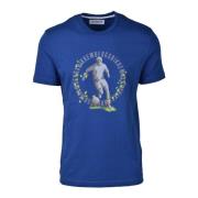 Tshirt Bikkembergs , Blue , Heren