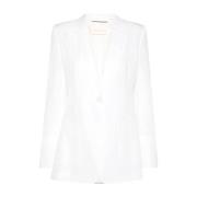 Witte Bruidsjas Elegante Stijl Max Mara , White , Dames