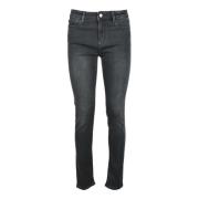 Stijlvolle Jeans met Katoenmix Love Moschino , Black , Dames