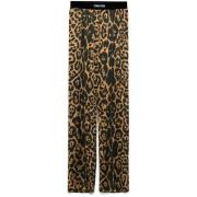 Animalier Bruine Elastische Taillebroek Tom Ford , Multicolor , Dames