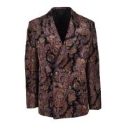 Katoenmix Blazer Jas Etro , Multicolor , Heren