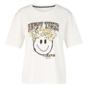 Biologisch katoenen T-shirt Marc Cain , White , Dames