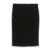 Stoffen Rok N21 , Black , Dames