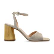 Sandalen met hak Bellagio Casadei , Beige , Dames