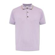 Polo met geborduurd logo Etro , Purple , Heren