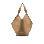 Beige Schoudertas met Afneembare Pouch Khaite , Beige , Dames