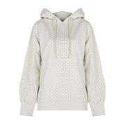 Hoodie Stijlvol en Functioneel Patrizia Pepe , White , Dames