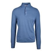 Katoenen Polo Shirt Filippo De Laurentiis , Blue , Heren