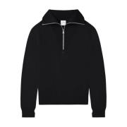 Zwarte Sweatshirt Aw24 Damesmode Courrèges , Black , Dames