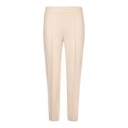 Witte hoge taille trompetbroek Blanca Vita , Beige , Dames