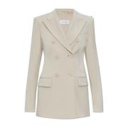 Dubbelrijige blazer Frizzo Sportmax , Beige , Dames