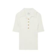 Stijlvolle T-shirts en Polos Courrèges , White , Dames