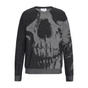 Grijze Sweater Collectie Alexander McQueen , Gray , Heren