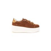 Suède sneakers met juweelaccenten Gio+ , Brown , Dames