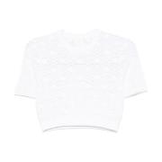 Witte Crew Neck T-shirts en Polos Givenchy , White , Dames