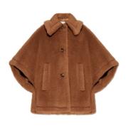 Bont poncho Tenebre Max Mara , Brown , Dames