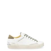 Witte Distressed Sneakers Crime London , White , Heren