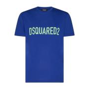 Logo T-shirt Dsquared2 , Blue , Heren