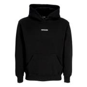 Zwarte Hoodie met Ribbels Propaganda , Black , Heren