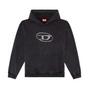 Stijlvolle Sweaters en Gebreide Kleding Diesel , Black , Heren