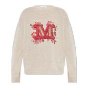 Sweater Quota Max Mara , Beige , Dames