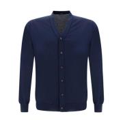 Kasjmier vest met knoopsluiting aan de voorkant Kiton , Blue , Heren