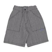 Gestructureerde stoffen shorts Grijs/Zwart Usual , Gray , Heren