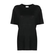 Zwart Zewel T-shirt Isabel Marant Étoile , Black , Dames