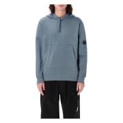 Stormachtig weer Diagonal Raised Fleece Hoodie C.p. Company , Blue , H...