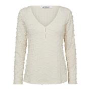 Pompomcc Blouse Top Off White Co'Couture , White , Dames