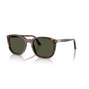 Vierkante Frame Zonnebril - Tartarugato Persol , Brown , Unisex