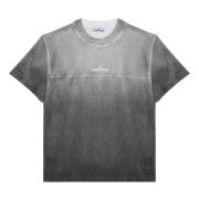 Korte mouwen ronde hals T-shirt Stone Island , Gray , Heren