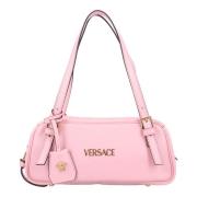 Bowling Schoudertas met Strikdetail Versace , Pink , Dames