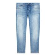 Lichte Denim Broek Dondup , Blue , Heren