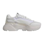 Witte Logo Sneakers Hoogwaardig vakmanschap Dolce & Gabbana , White , ...