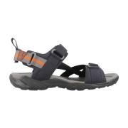 Outdoor Grip Platte Sandalen Geox , Blue , Heren