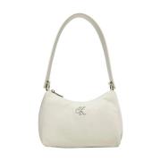 Witte Polyester Handtas voor Vrouwen Calvin Klein Jeans , White , Dame...