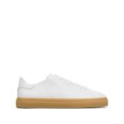 Witte leren sneaker met logoprint Axel Arigato , White , Heren