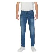 Slim Pants Lente/Zomer Collectie Replay , Blue , Heren