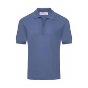 Blauw Gekamd Katoenen Poloshirt Orlebar Brown , Blue , Heren