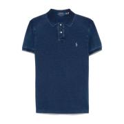 Blauwe T-shirts & Polo's voor Mannen Polo Ralph Lauren , Blue , Heren