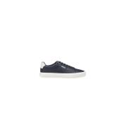 Lage Leren Sneakers Hugo Boss , Blue , Heren