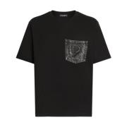 Zwarte T-shirts en Polos Dolce & Gabbana , Black , Heren