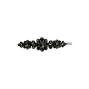 Haaraccessoire met kristallen versiering Simone Rocha , Black , Dames