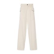 Witte Broek voor Mannen Aw24 Barena Venezia , White , Heren