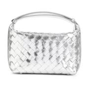 Zilveren Wallace Mini Tas Kerstcapsule Bottega Veneta , Gray , Dames